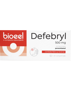 Defebryl 500mg x 20cp, Bioeel Srl Romania