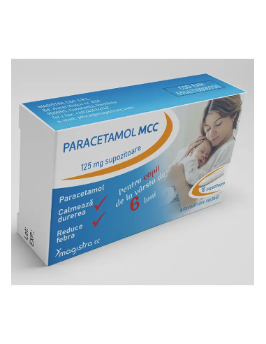 Paracetamol MCC 125mg x 10sup, Magistra C & C,...