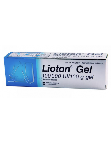 Lioton Gel 100000UI/100g gel x 100g, Berlin...