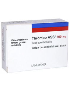 Thrombo Ass 100mg x 100 cpr, Lannacher Austria