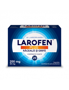 Larofen Plus 200mg/30mg x 20 cpr, Laropharm