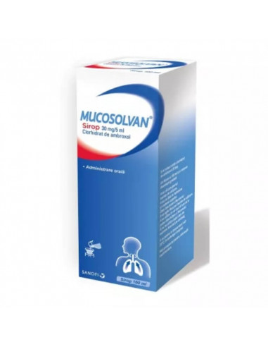 Mucosolvan 30mg/5ml sirop x 100ml, Sanofi...