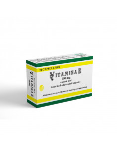 Vitamina E 100mg x 24cps moi, Pharco Egipt