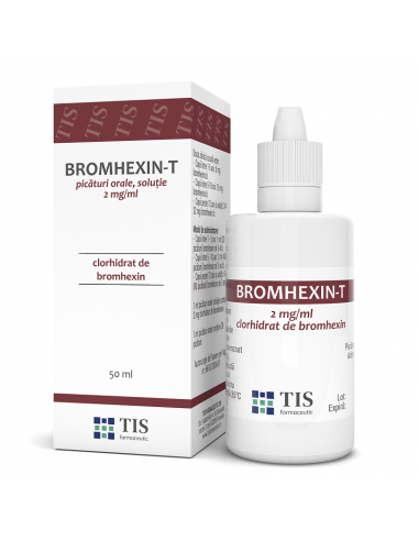 Bromhexin T 2mg/ml sol.orala-pic x 50ml, Tis...