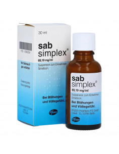Sab simplex 69,19mg/ml 30ml susp.or x1fl, Pfizer Europe...