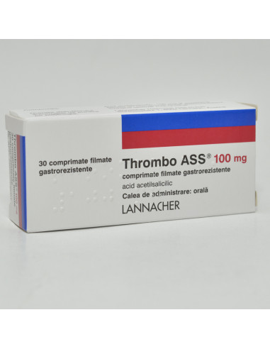 Thrombo Ass 100mg x 30 cpr, Lannacher Austria