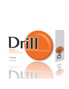 Drill miere aroma trandafir x 24cp, Lab. Pierre Fabre Franta