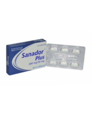Sanador Plus 300/30mg 2bl x 6cp, Laropharm