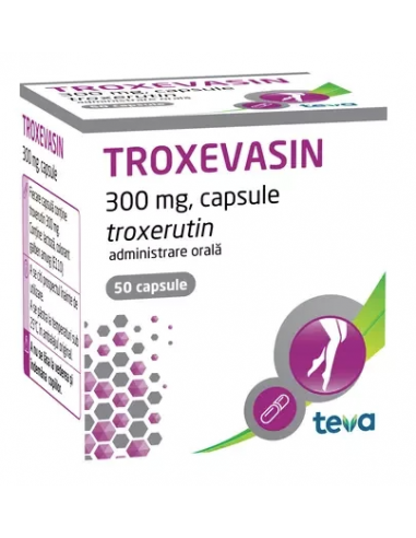 Troxevasin 300mg x 50 cps, Balkanpharma Holding...