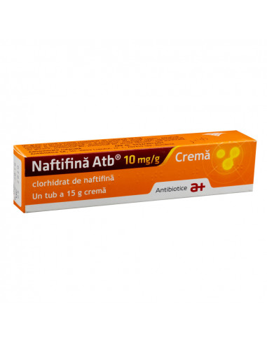 Naftifina 10mg/g crema x 15g, Antibiotice Sa Iasi