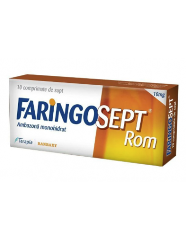 Faringosept Rom 10mg x 10cp.supt, Terapia Sa Cluj