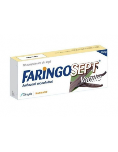 Faringosept Vanilie 10mg x 10cp.supt, Terapia Sa Cluj
