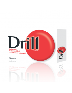 Drill x 24cp, Lab. Pierre Fabre Franta
