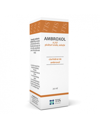 Ambroxol 0,75% sol.orala-pic x 20ml, Tis...