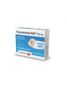 Paracetamol sugari 125mg x 1 folie x 6sup, Antibiotice Sa...