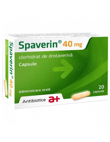 Spaverin 40mg x 2bls x 10cps, Antibiotice Sa Iasi