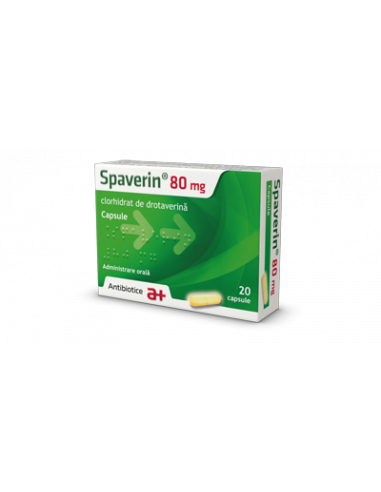 Spaverin 80mg x 2bls x 10cps, Antibiotice Sa Iasi