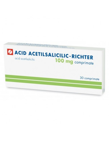 Acid acetilsalicilic 100mg x 30 cpr, Gedeon...