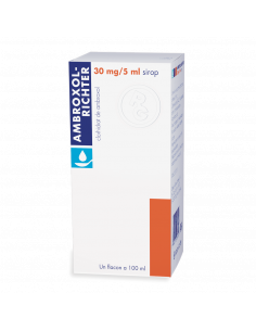 Ambroxol 30mg/5ml 1fl x 100 ml, Gedeon Richter Romania Sa