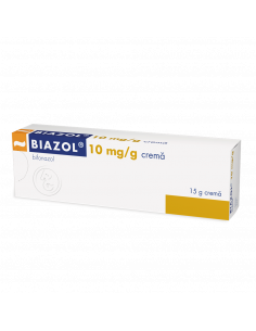 Biazol 10mg/g crema x 15g, Gedeon Richter Romania Sa