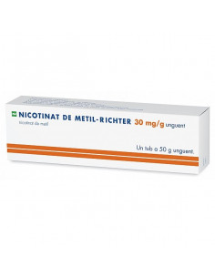 Nicotinat de metil 30mg/g ung 50g, Gedeon Richter Romania Sa