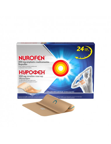 Nurofen 200mg emplastru med x2buc, Reckitt...