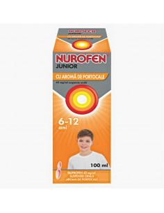Nurofen junior sirop portocale 1fl x 100ml, Reckitt...