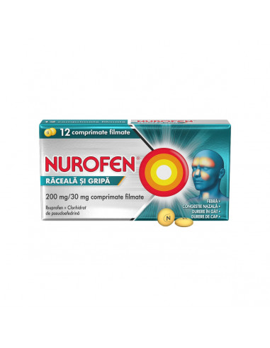 Nurofen raceala-gripa x 12 cpr, Reckitt...