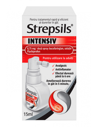 Strepsils intensiv spray x 15ml, Reckitt...