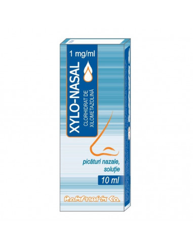 Xylo-nasal 1mg/ml sol x 10ml, Rompharm Company...