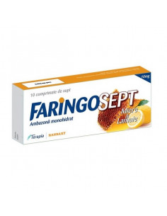 Faringosept miere si lamaie x 10cp, Terapia Sa Cluj