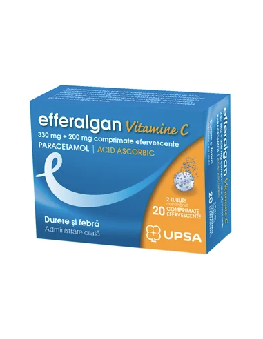 Efferalgan Vitamina C x 20 cpr eff, Upsa