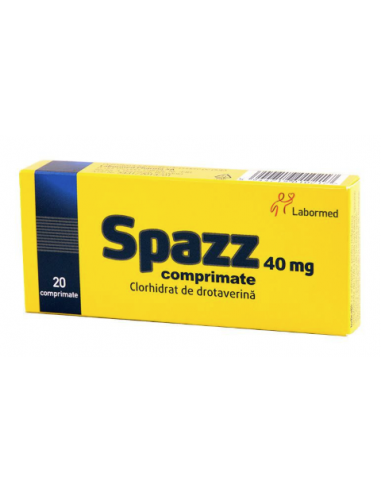 Spazz 40mg x 20cp, Labormed Srl