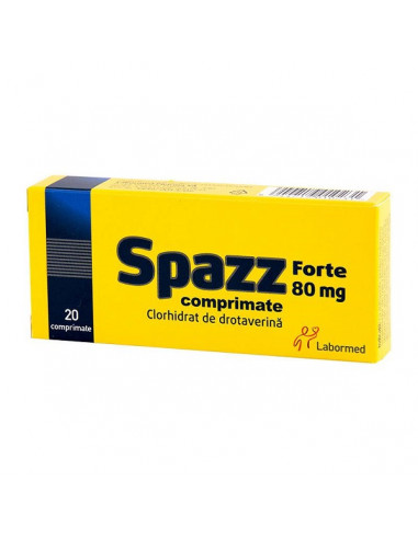 Spazz forte 80mg x 20cp, Labormed Srl
