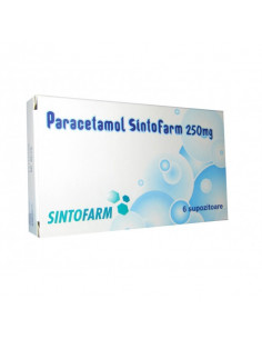 Paracetamol 250mg x 6sup, Sintofarm Sa Buc.
