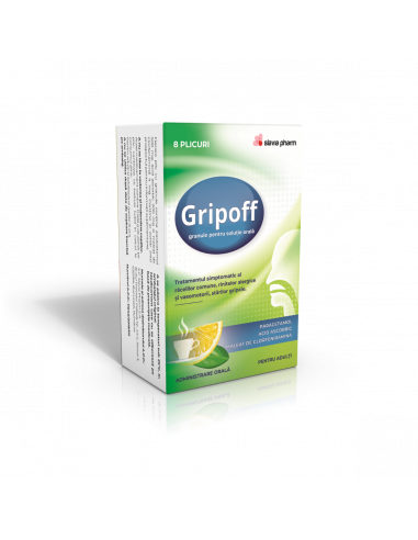 Gripoff granule pt sol. orala x 8 pl, Slavia...