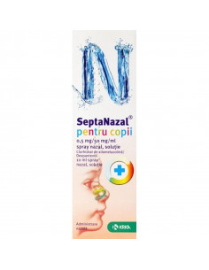 Septanazal copii 0.5mg/50mg spray nazal x 10ml