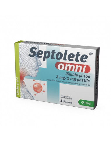 Septolete omni lamaiesoc 3mg/1mg x 16tbl