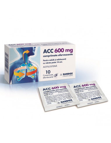 ACC 600mg plic x 10 cpr eff, Sandoz Gmbh - Austria