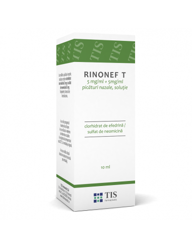 Rinoneft-T picaturi nazale x 10 ml, Tis...