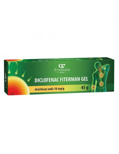 Diclofenac gel 1% x 45 g, Fiterman Pharma S.R.L. - Romania