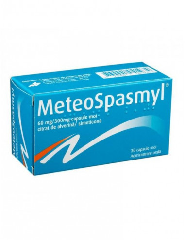 Meteospasmyl x 30 cps moi, Lab. Mayoly Spindler...