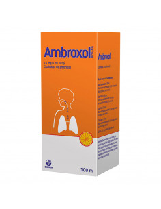 Ambroxol 15mg/5ml sirop x 100 ml, Biofarm Sa Romania