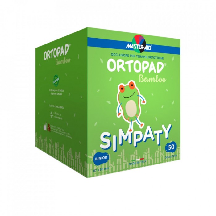 Plasturi oculari Ortopad Simpaty Junior, 67 x 50 mm, 50 de buc, Master Aid