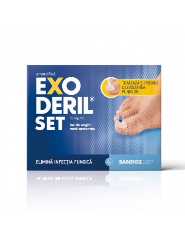 Exoderil set 50mg/ml lac medicam x 2,5ml,...
