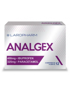 Analgex 400mg/325mg x 12 cpr. flm, Laropharm Srl Romania