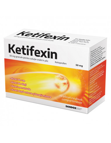Ketifexin 50 mg gr.sol.orala x 10 pl, Midas...