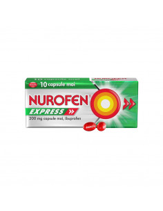 Nurofen express 200 mg x 10 cps.moi, Reckitt Benckiser...