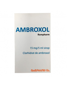 Ambroxol 15 mg/5 ml sirop x 100 ml, Ropharma Romania