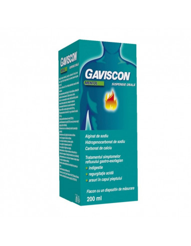 Gaviscon mentol susp.or  x 200 ml, Reckitt...